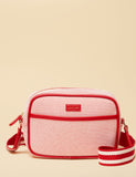 Joules cotton rich cross body bag checked pattern, UK version
