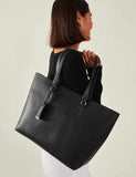 Accessorize faux leather shoulder tote bag (British brand)