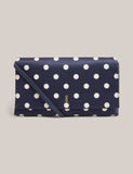 Hobbs spot print clutch bag, imported from the UK