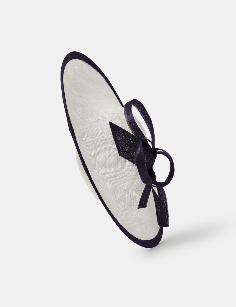 Accessorize Bow Two-Tone Fascinator Headpiece, UK version