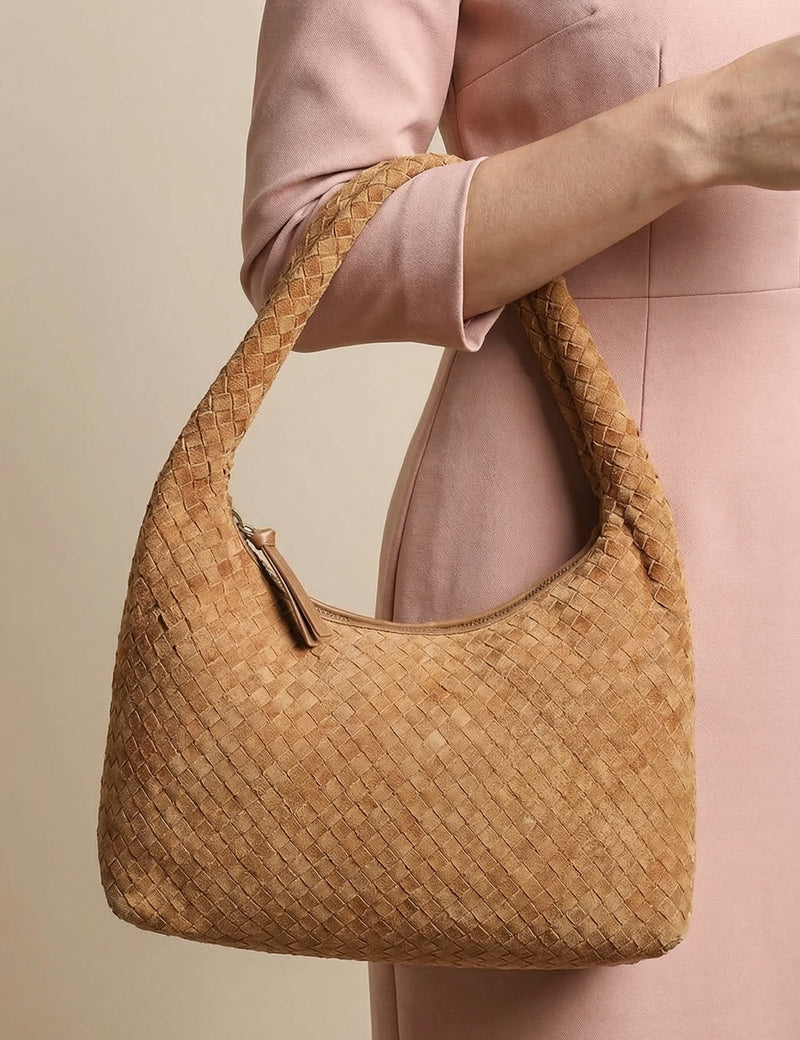 Jones Bootmaker leather shoulder bag, imported from the UK