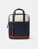 Accessorize faux leather colour block backpack (British brand)