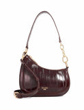 Dune London leather scoop shoulder bag, imported from the UK