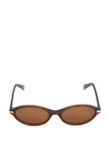 Dune London oval sunglasses acetate frame gold arms, UK version