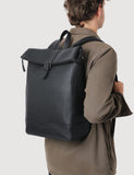 Jones Bootmaker leather roll-top backpack, UK version