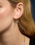 Accessorize gold plated earrings set 4 pack, imported from the UK