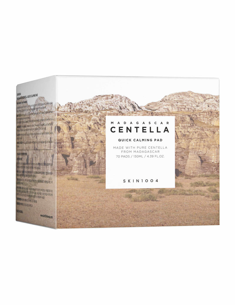 Madagascar Centella quick calming pads 130 ml (British brand)