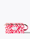 Flat Lay Co. pink leopard makeup box bag, imported from the UK