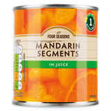 Canned mandarin oranges in juice - British product