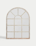 Manhattan wooden arch wall mirror - British product