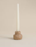 Marble hybrid candle holder with taper and tealight - British product