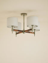 M&S Marlowe Metal Flush Ceiling Light- Buy online at McGrocer