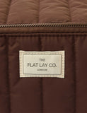 The Flat Lay Co makeup box bag Espresso, imported from the UK