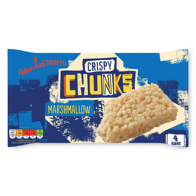 Marshmallow crispy chunks 4 pack - British product