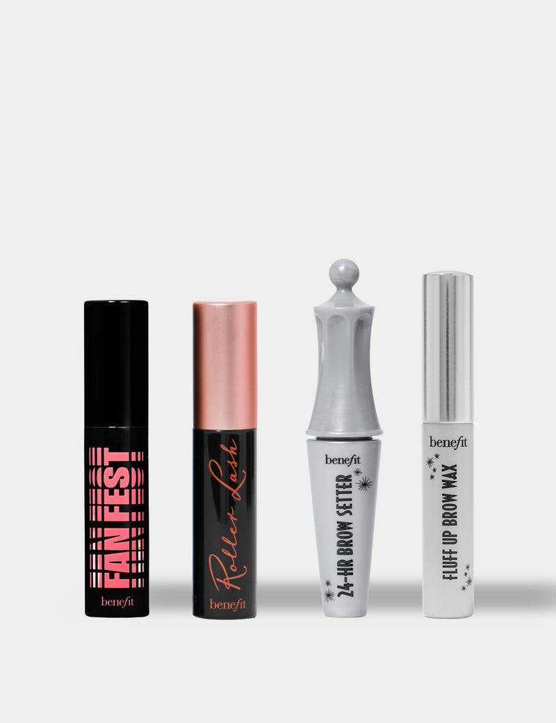 Mascara and brow essentials gift set, imported from the UK