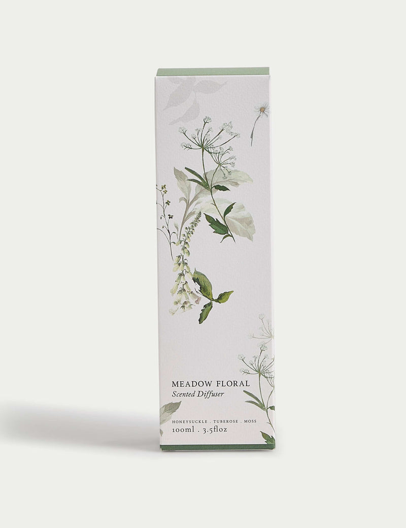 Meadow Floral reed diffuser 100ml, imported from the UK