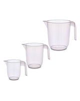 aldi Measuring Jugs 3 Pack Grey or Blue Rim- Buy online at McGrocer