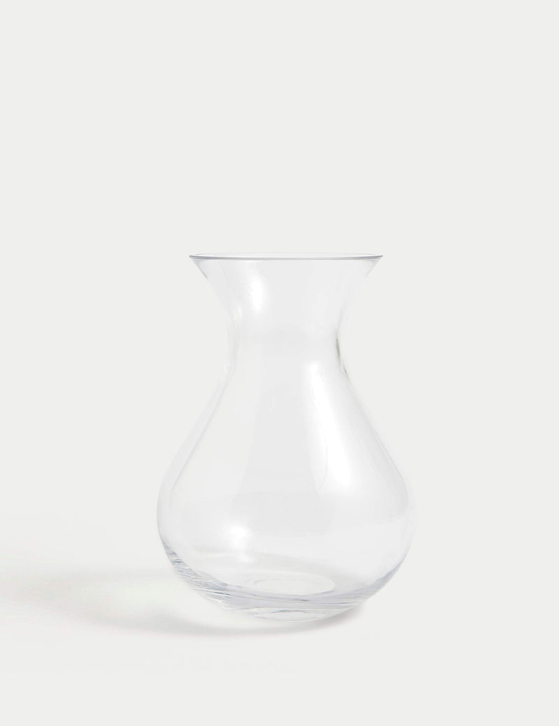 Medium bouquet glass vase, imported from the UK