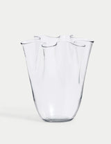 M&S Medium Glass Handkerchief Vase- Buy online at McGrocer