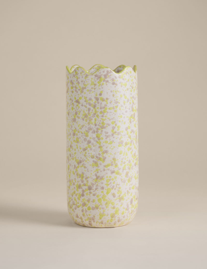 Ceramic splatter vase medium 25.5cm, UK version