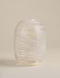 Medium swirl glass vase 22cm , imported from the UK
