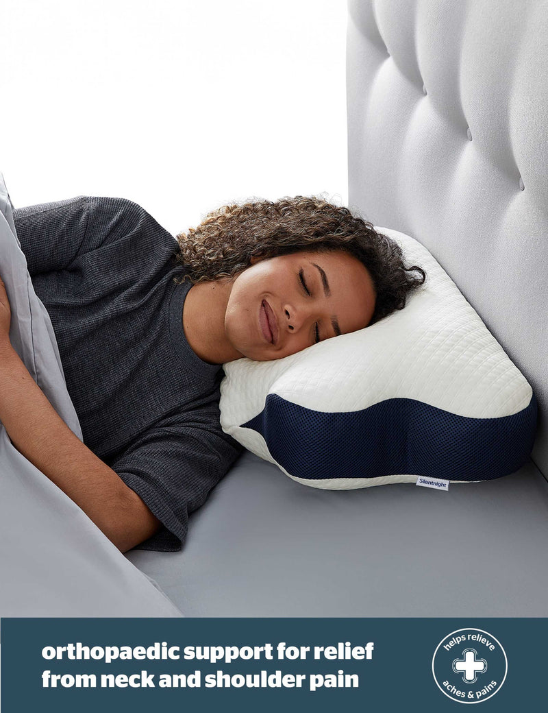 Silentnight memory foam neck care pillow, imported from the UK