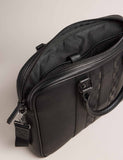 Ted Baker check design faux leather messenger bag, imported from the UK