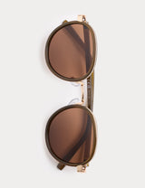 M&S M&S Metal Rim Round Sunglasses- Buy online at McGrocer