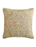 William Morris Michaelmas Daisy embroidered cushion 43x43cm - British product