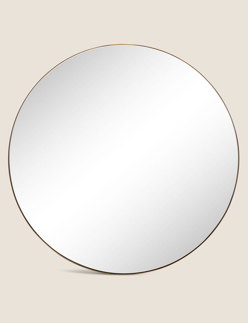 Milan large round wall mirror, imported from the UK