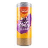 Mild curry powder spice blend for cooking (British brand)
