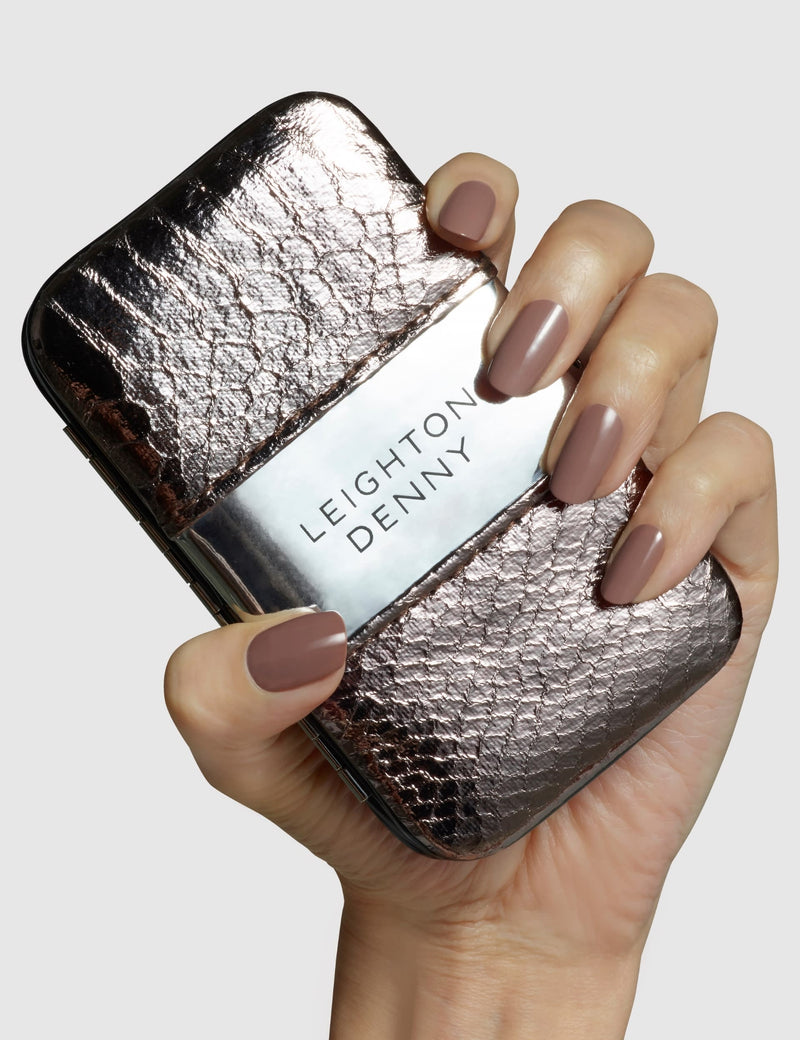 Leighton Denny mini manicure kit with travel case, imported from the UK