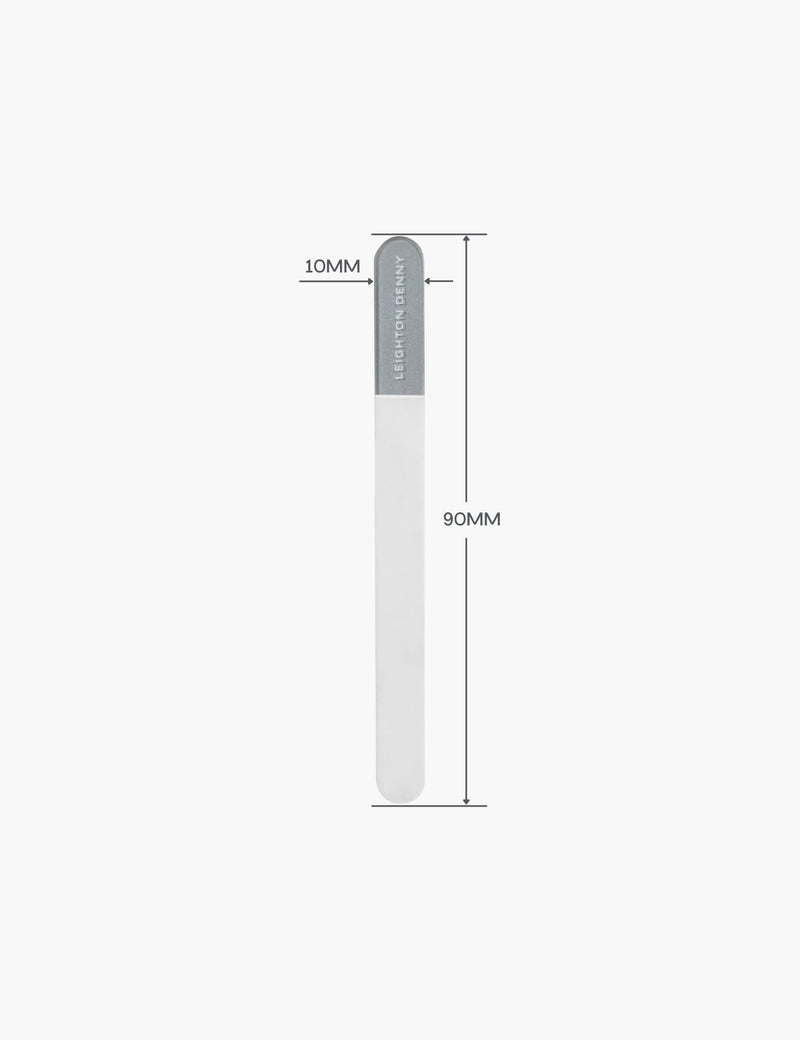 Leighton Denny travel crystal nail file 90mm, imported from the UK