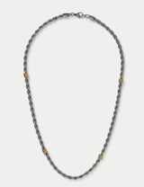 M&S Mixed Mextal Textured Chain Necklace- Buy online at McGrocer
