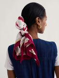 Seasalt Cornwall modal rich floral square scarf, imported from the UK