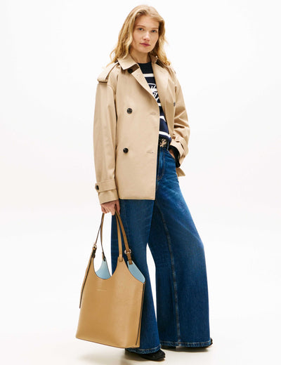 M&S Tommy Hilfiger Modern Faux Leather Tote Bag- Buy online at McGrocer