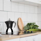Bialetti Induction Moka Pot black 4-cup - British product