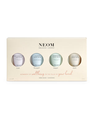 NEOM Wellbeing Hand Balm Collection - Perfect Sleep, Calming, Energising, Uplifting 215g