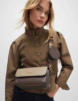 M&S River Island Monogram Print Cross Body Bag- Buy online at McGrocer