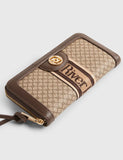 River Island monogram zip around purse (British brand)