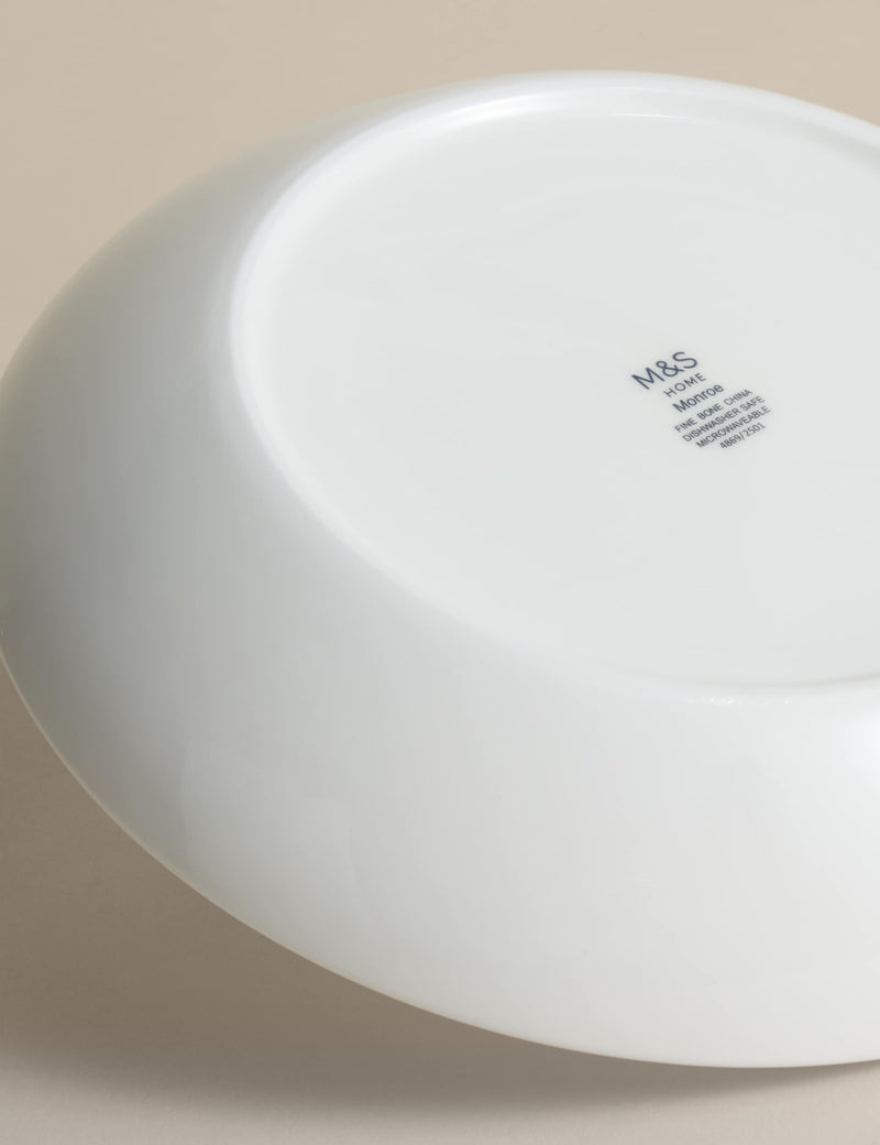 Monroe China Pasta Bowl, 23cm, imported from the UK