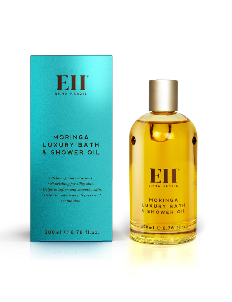 Emma Hardie Moringa Bath & Shower Oil 200ml, imported from the UK