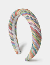 M&S Multicoloured Raffia Aliceband Hair Accessory- Buy online at McGrocer