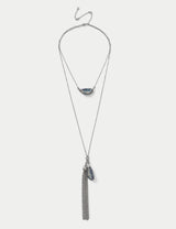 M&S M&S Multirow Long Pendant Necklace 75cm- Buy online at McGrocer