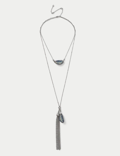M&S M&S Multirow Long Pendant Necklace 75cm- Buy online at McGrocer