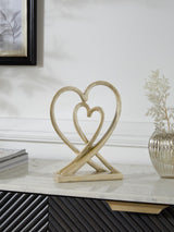 Next Gold Heart Ornament Home Decoration 25.5cm- Buy online at McGrocer