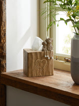 Next Hamish Brown Tissue Box Decorative Resin Holder 21.5cm- Buy online at McGrocer