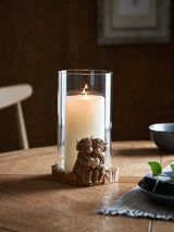 Next Natural Hamish The Highland Cow Hurricane Candle Holder- Buy online at McGrocer