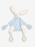 JoJo Maman Bébé personalised blue rabbit comforter 23x16cm, UK version
