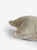 Stone Natural soft velour cushion 45x45cm, UK version